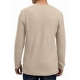 thumbnail image 2 of GIRUNS Men's Long Sleeve Waffle Henley Casual Henley T-shirts for Men, 2 of 6