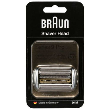 Braun Series 9 Pro Replacement Shaver Head Cassette - 94M - Silver