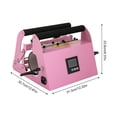 thumbnail image 2 of Tumbler Heat Press Machine 500W 110V Car Cup Mug Press Machine Pink Iron Car Cup Mug Press Heat Machine, Tumbler Heat Press, 2 of 25