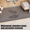 thumbnail image 6 of COM1950s Under Sink Mat, 34x22 Inch Silicone Cabinet Liner with Raised Edge, Waterproof Drip Tray for Kitchen Bathroom Cabinet Protection, Easy to Clean, 6 of 8