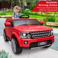 thumbnail image 2 of CazToi Land Rover Licenciado 12V Control Remoto Almacenamiento MP3 Luces LED USB Edad 3-8, 2 of 7