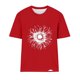 thumbnail image 4 of Tops Cortos para las Mujeres Blusas Impresas Manga Corta Cuello Redondo, Tops de Blusa para las Mujeres Primavera Verano Casual, 4 of 4