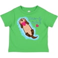 thumbnail image 3 of Inktastic Otter-ly in Love-otter with Heart Boys or Girls Toddler T-Shirt, 3 of 5