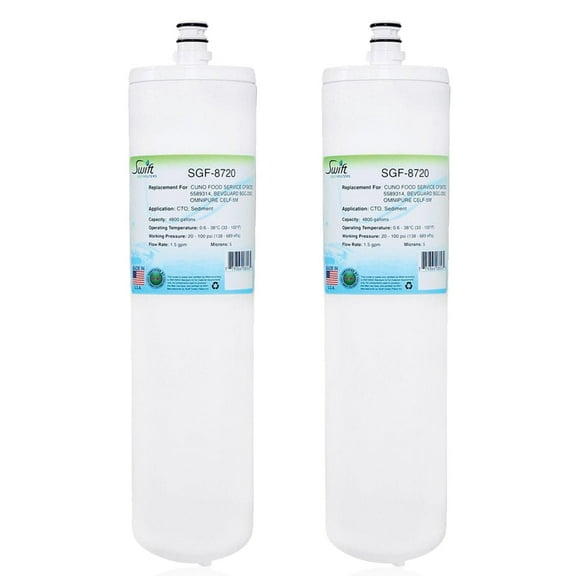 Swift Green Filters SGF-8720 Compatible Commercial Water Filter for CFS8720, 5589314 , Made in USA (2 Pack)