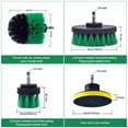 Multipurpose Drill Brush Scrubber Cleaning Set for Car Wheels, Car