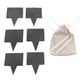 thumbnail image 1 of 1 set cuadrado Pizarra Postre Toppers Toppers de queso Etiquetas Pizarra Torta Inserte Decoración, 1 of 4