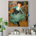 thumbnail image 4 of Vintage Moulin Rouge Dancer Canvas Wall Art, French Paris Cafe Bohemian Living Room Decor, 4 of 8