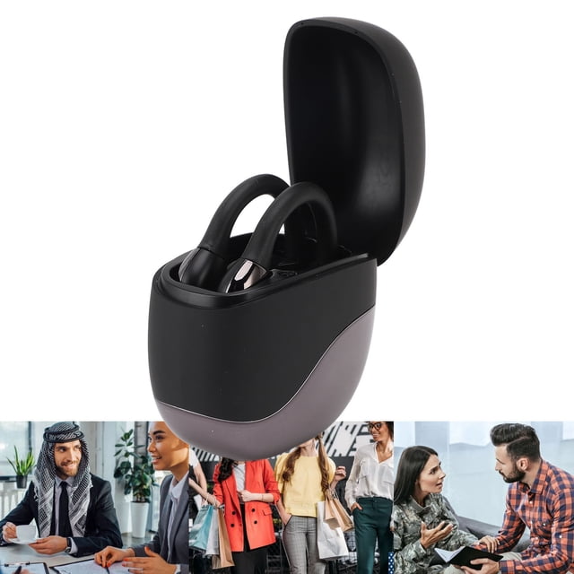 AI Language Translation Earbuds, Real Time 3 in 1 Translation Earbuds, Supports 144 Languages Real Time 2 Way Translator Earphone for Travel Business Learning