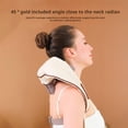 thumbnail image 4 of Portable Neck & Shoulder Massager with Deep Tissue 3D Bionic Kneading & Heat Therapy - Cordless, Rechargeable for Trapezius Muscle Pain Relief, Gray, 4 of 8