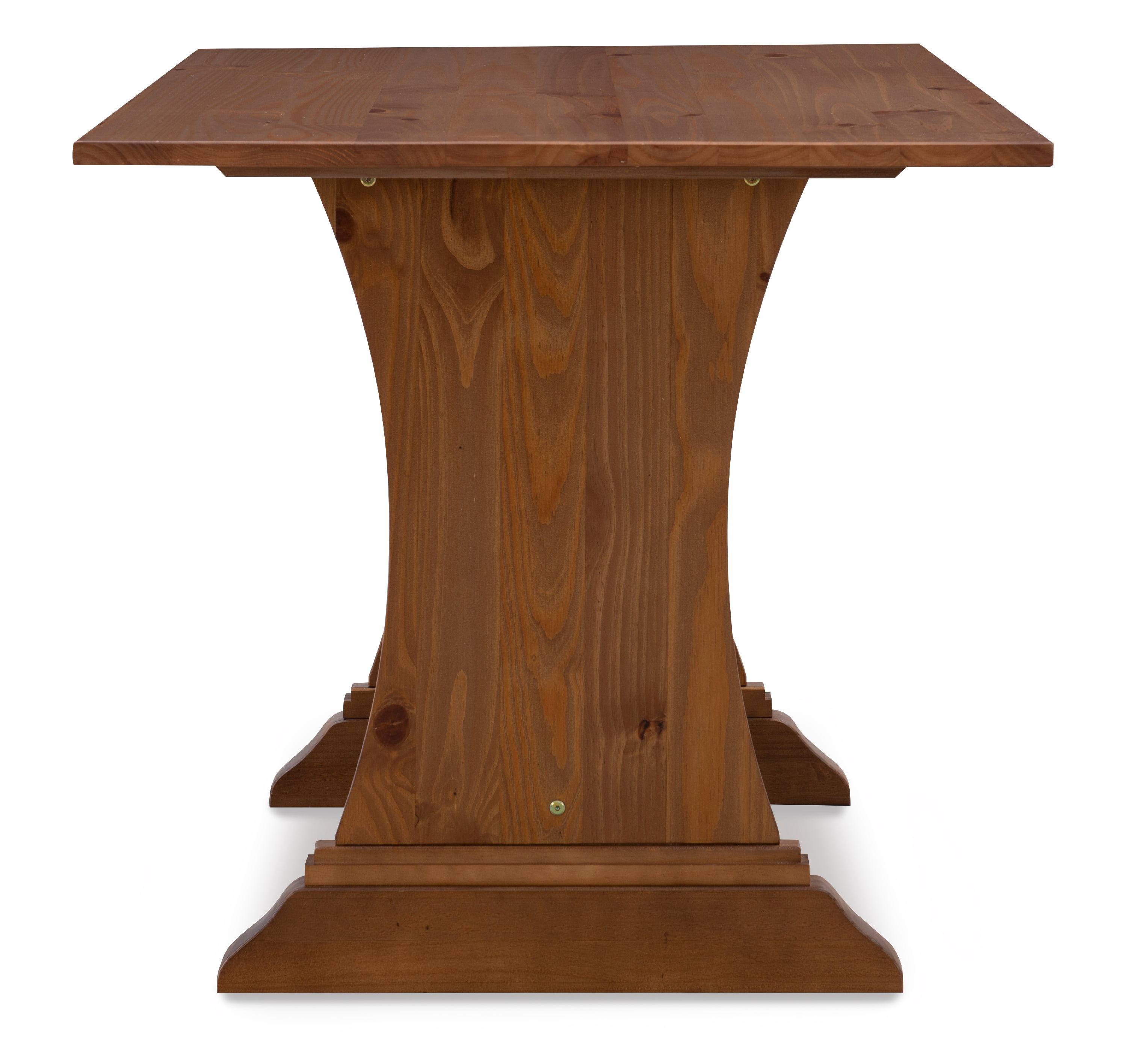Linon Winsteria 3-Piece Farmhouse Indoor Corner Dining Nook Set with Storage, Natural Pine
