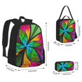 thumbnail image 2 of Balery Multicolored Beautiful Flower Mochila escolar 3 en 1 para niños: mochila resistente con lonchera térmica y estuche para lápices. Mochila escolar para niños y niñas., 2 of 7