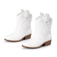 thumbnail image 1 of Botas de Vaquera Blancas para Niñas DREAM PAIRS KKUMMB2509, 1 of 6