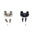 thumbnail image 3 of ZheElen A/C Compressor Adapter Fitting Compressor Adapter Adapter Compressor Adapter Fitting Durable Silver, 3 of 6
