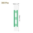 thumbnail image 2 of Uxcell Pack of 300 Money Band Bundles, Self-Adhesive Bill Wrappers, 5"x1.18", Green, 2 of 7