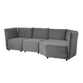 thumbnail image 6 of Living Room Furniture Set, Sectional Sofa Couch with Adjustable Backrest for Big House, Gray, 6 of 9