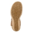 thumbnail image 6 of PATRIZIA Spring Step Gennina Wedge Sandals for Womens - Laser Cut Ladies Sandals with Embroidery - Hook and Loop Closure Womens Sandals, 6 of 8