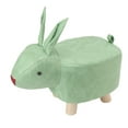 thumbnail image 2 of Cartoon Animal Shaped Stool, Bright Color Soft Tech Cloth Pine Cute Animal Shaped Stool Safe  For Kindergarten For Children Green,Yellow, 2 of 8