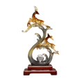 thumbnail image 4 of Estatua de reno, escultura de alce, estatua de animal artesanal, estatua de ciervo alce moderna, figuras de ciervo para mesa de noche de escritorio de Estilo A, 4 of 8
