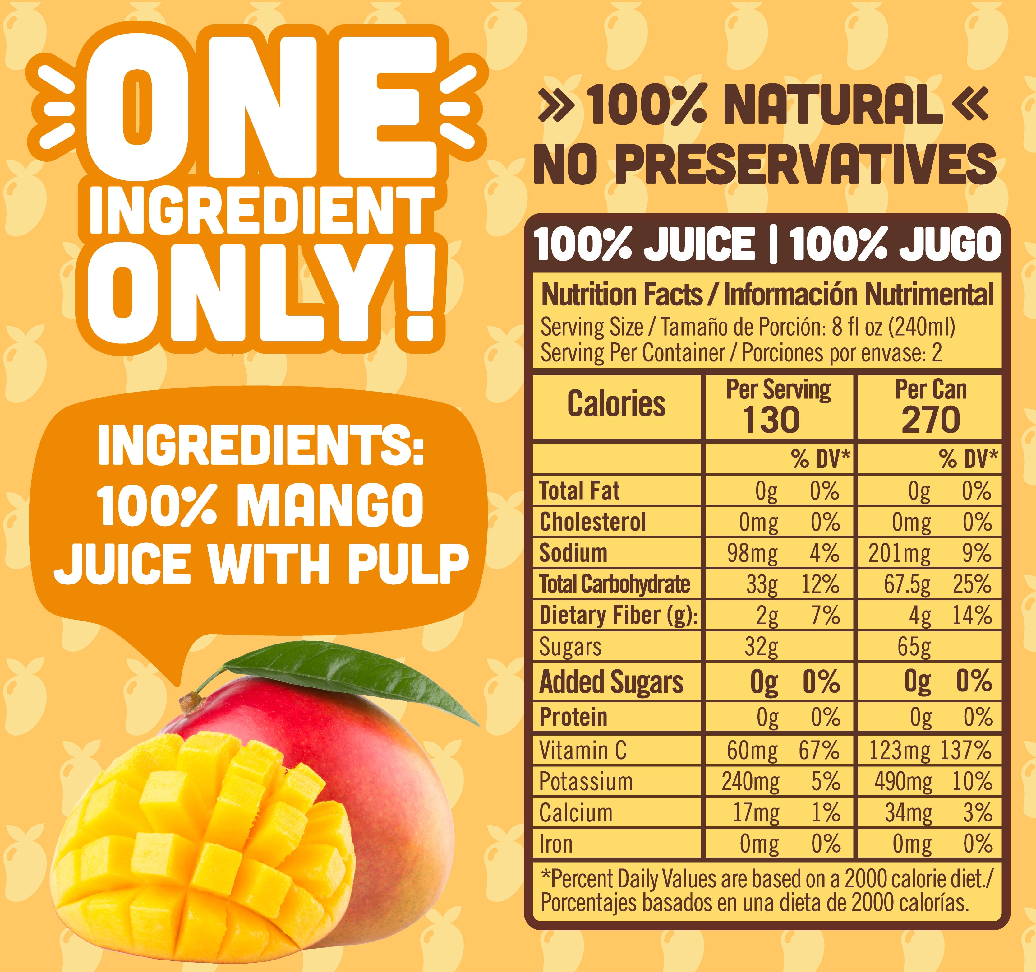 NILO Mango Juice | 100% Squeezed Mango | NO Sugar added | NOT From Concentrate | 16.57 oz (Pack of 12)
