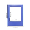 thumbnail image 4 of JASKFLY Photo Frame - No-drill Adhesive Wall Art Display Stand for Desktop & Wall Mounting in Living Rooms & Bedrooms, 2.6x3.5 in, (Blue), 4 of 9