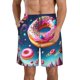 thumbnail image 1 of Fotbe Starry Sky Colorful Donut Trajes de Baño Estampados para Hombre, Shorts de Verano de Secado Rápido, Ropa de Playa, Bañadores-X-Large, 1 of 6