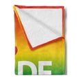 thumbnail image 2 of Pride Soft Flannel Fleece Throw Blanket, Abstract Vibrant Gay Rights Celebration Event with Gender and a Red Heart, Cozy Plush for Indoor and Outdoor Use, 60" x 80", Multicolor, by Ambesonne, 2 of 5