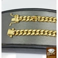 thumbnail image 4 of Real 10k Yellow Gold Miami Cuban Bracelet 7mm 7" Box Lock, 4 of 5