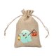 thumbnail image 1 of Bolsa Con Cordón Para Halloween Que Brilla En La Oscuridad Bolsa De Lino Para Guardar Caramelos, Joyas Y Perfumes Truco O Trato Fiesta, 1 of 6