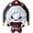 Pierrot - 3.94 Inch, variant on The Freak Circus Plush Collectible Figurine – Soft Pierrot Plushie Sculpture for Adult Collectors, Desk Decor & Gift (Pierrot - 6.69 Inch)