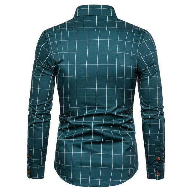 Shirts for Men,Button Up Shirt Men,Mens Oversized Casual Long Sleeved Plaid Shirt,Button Up Shirts for Men,Mens Shirts Casual