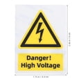 thumbnail image 2 of High Voltage Sign Electrical Warning Sticker High Voltage Label Safety Sign Danger Sign, 2 of 8