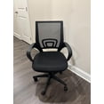 thumbnail image 2 of YRLLENSDAN Conference Room Chairs Mesh Office Chair with Wheels Rolling Desk Chair with Arms Mesh Computer Chair for 250lb Adults Study Chair Adjustable Height 2 Pack,Black, 2 of 7