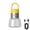 Yellow, variant on Camping Tent Light, 47g Lightweight Led Camping Light with RGB Ambiance and Red Warning Flash, Ipx5 Waterproof Rechargeable Lamp with Detachable Adapter