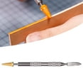 thumbnail image 4 of Edge Dye Roller, Edge Processing Roller Pen 128mm Edge Dye Pen Herramienta De Bandas De Acero Inoxidable Para Sellado De Bordes De Cuero Para Barra De Pegamento Para Aplicar ANGGREK Edge Printing Tool, 4 of 8