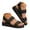 D, variant on Women's Flatform Sandals Elastic Ankle Strap Wide Width Slip on Lightweight Casual Summer Beach Shoes