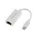 thumbnail image 1 of Adaptador USB Insignia Tipo C a Gigabit Ethernet Blanco, 1 of 3