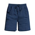 thumbnail image 5 of MYAOYI Womens Drawstring Muslin Shorts Loose Fit Gauze Summer Bottoms, 5 of 7
