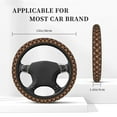 thumbnail image 5 of Fotbe Sunflowers with Skull and Hand Steering Wheel Cover Universal 15 in Car Accessories for Men Women,Steering Wheel Protector Comfortable Protective Case for SUV Sedan Decor, 5 of 8