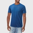 thumbnail image 2 of Mens Crew Neck T-Shirts Short Sleeve UPF 50+ Lightweight Moisture Wicking Casual Basic Tee Shirts Big and Tall Size M-5XL Blue, 2 of 9
