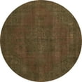 thumbnail image 1 of Ahgly Company Indoor Round Abstract Reddish Brown Abstract Area Rugs, 7' Round, 1 of 6