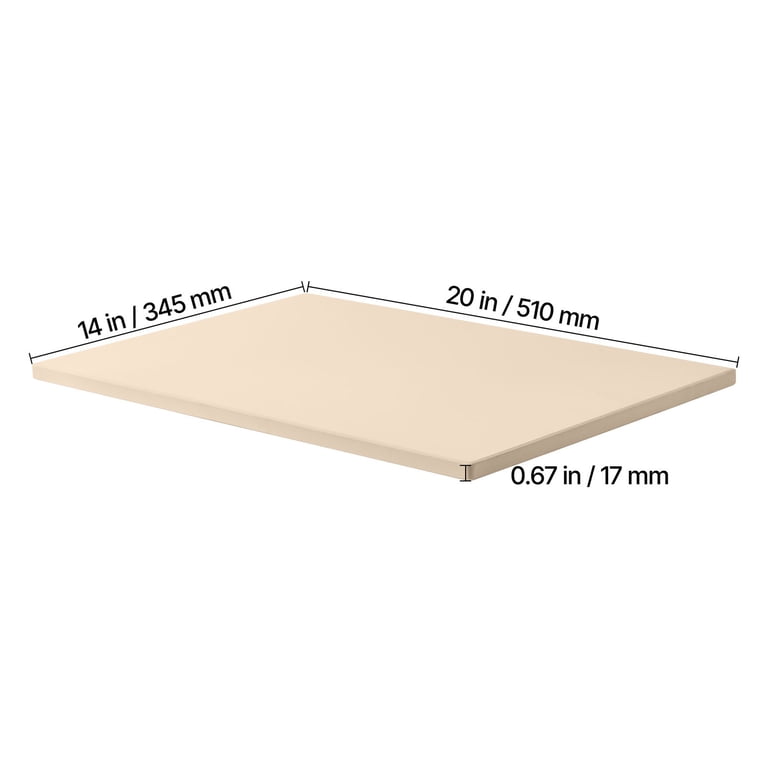KFFKFF Rectangular Cordierite Pizza Stone 20x14 Inch photo 8