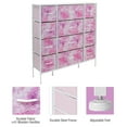 thumbnail image 2 of Sorbus Dresser w/ 12 Drawers - Furniture Storage Chest Tower Unit for Bedroom Tie-Dye Pink, 2 of 5