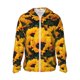thumbnail image 1 of Balery Flower Bush Sunflower Sudadera ligera de manga larga con capucha y protección solar UPF 50+ para hombre y mujer, ideal para pesca y running-Large, 1 of 7