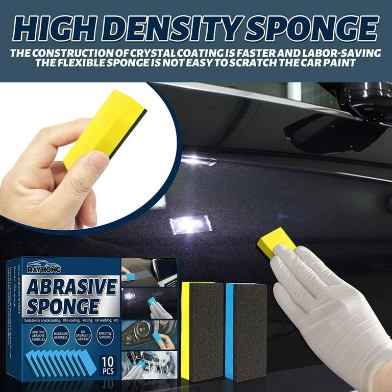 waxing applicator car coating sponge ceramic