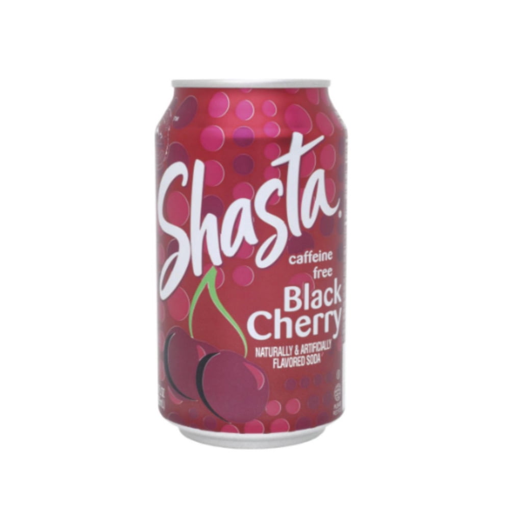 Shasta Black Cherry Soda - 24 Cans