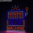 thumbnail image 2 of Glowneon 777 Slot Machine Led Light For Casino Jackpot Lounge Decor, 2 of 5