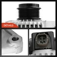 thumbnail image 6 of A-Premium Alternator Compatible with Toyota Highlander 2009-2014 L4 2.7L, Venza 2009-2016 L4 2.7L, 12V 150A Clockwise 6-Groove Pulley, Replace# 27060-36040, 27060-0V030, 104210-2570, 6 of 7