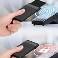 thumbnail image 4 of Ultra thin portable metal card with wallet design, unisex minimalist style, anti magnetic and anti demagnetization RFID function, credit card storage tool, 4 of 5
