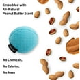 thumbnail image 4 of Playology Dog Toys | Plush Squeaky Ball, Peanut Butter Scented Toy - Jumbo, 4 of 6