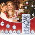 thumbnail image 4 of Bolas decorativas Avdjesfny para la decoración del hogar, 24 piezas, bolas navideñas, adornos para el árbol de Navidad, bolas colgantes para decoración de fiestas, bodas y festividades., 4 of 5